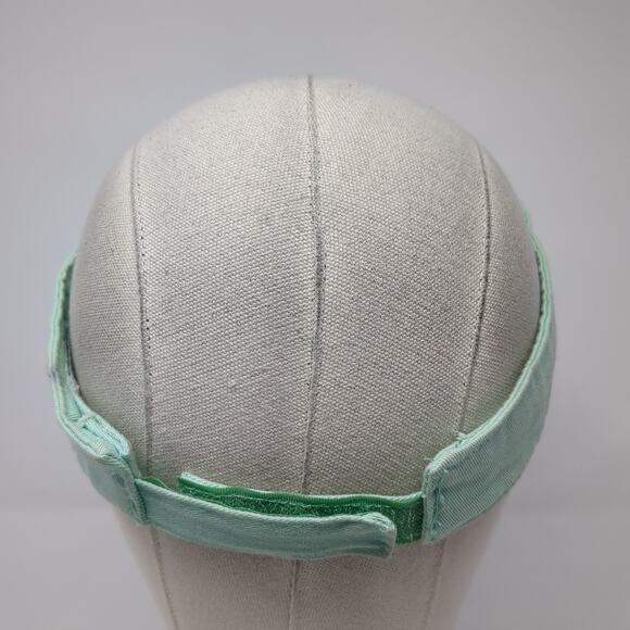 San Diego Strapback Visor Hat Green One Size Adjustable River Beach - Picture 5 of 8